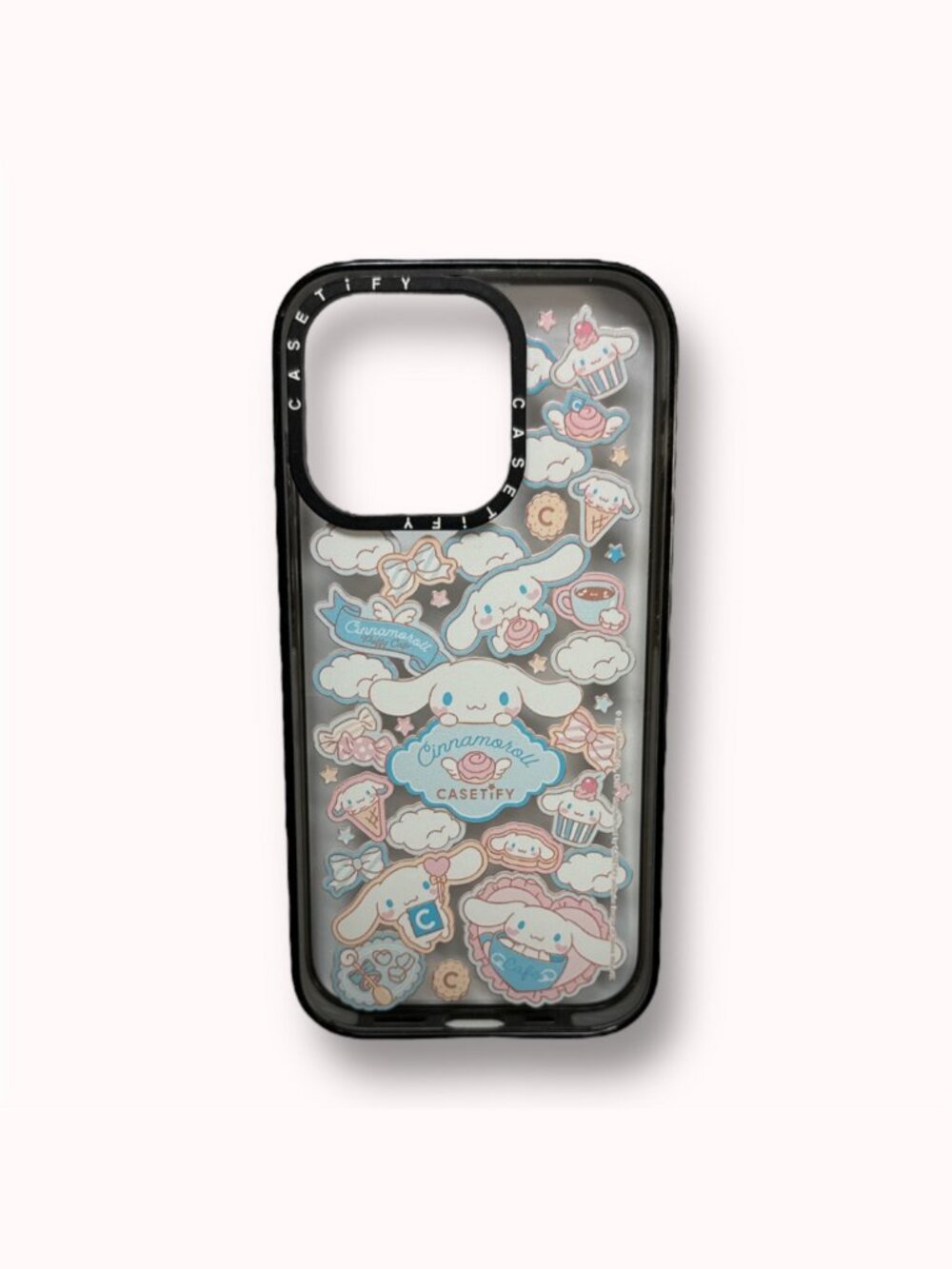 Sanrio Cinnamoroll clear iPhone 14 Pro case